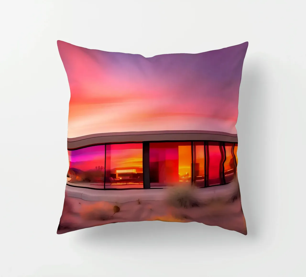 Californian Vibes cuscino da ICONICA Art Studio
