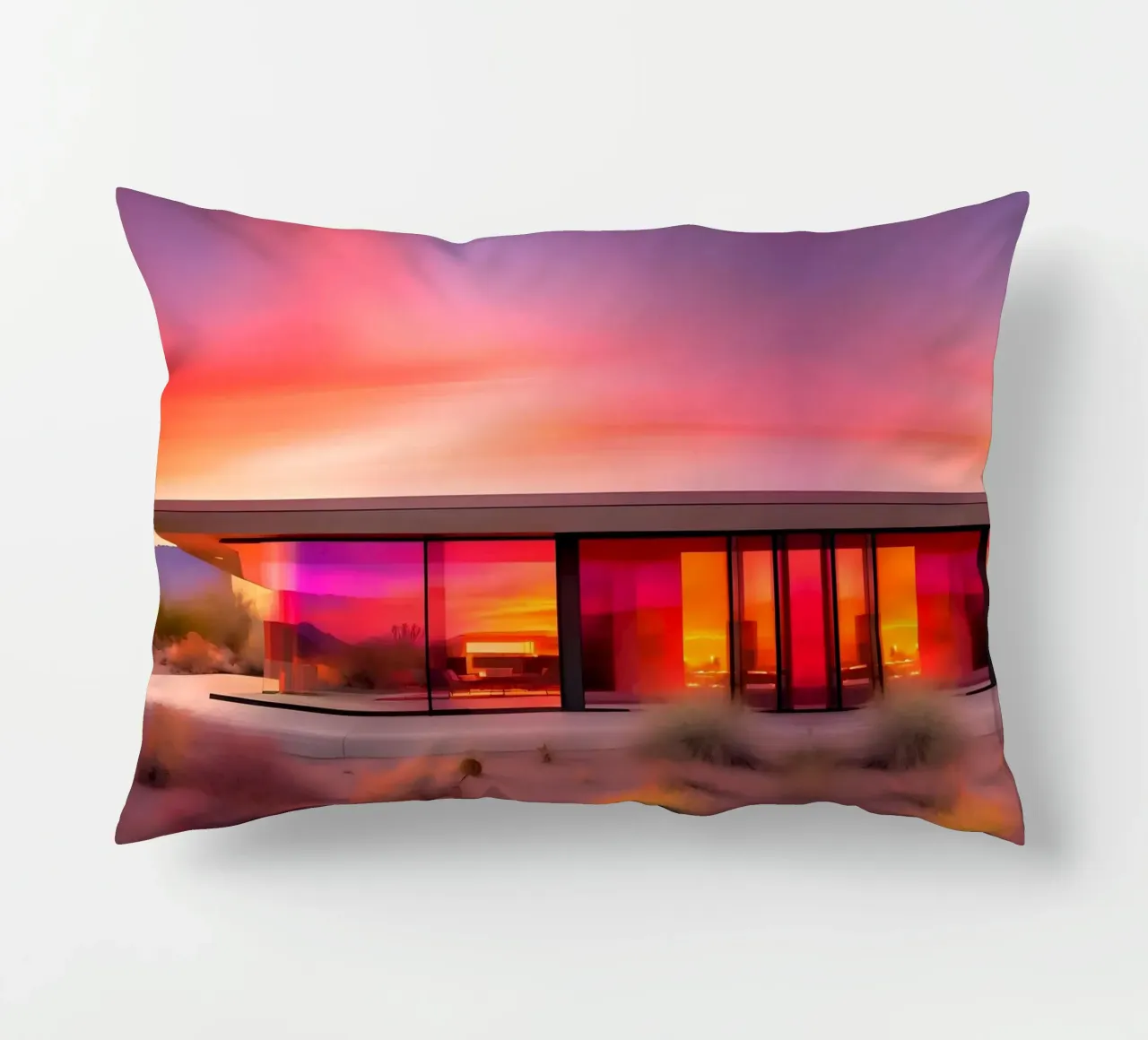 Californian Vibes cuscino da ICONICA Art Studio