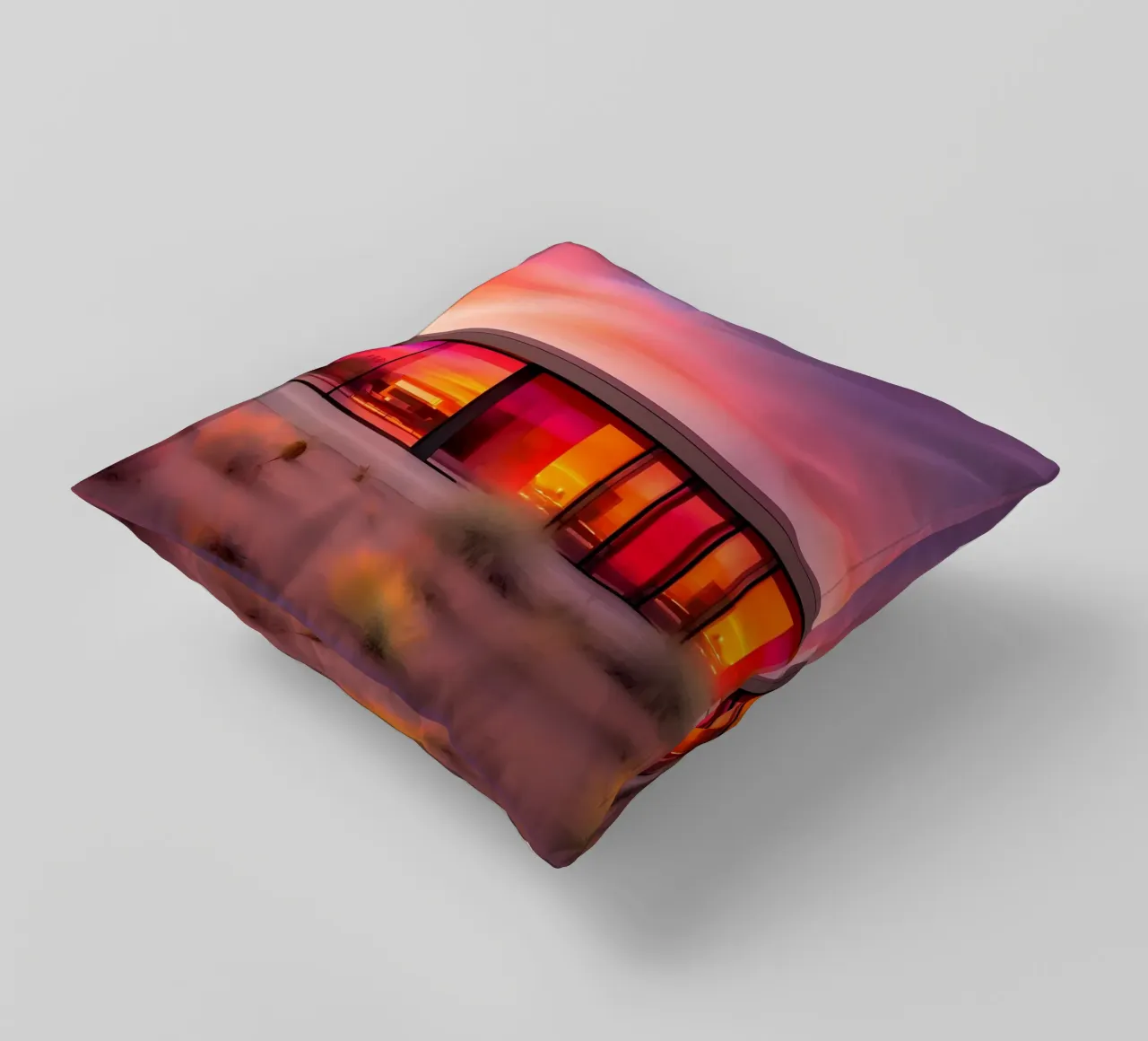 Californian Vibes cuscino da ICONICA Art Studio