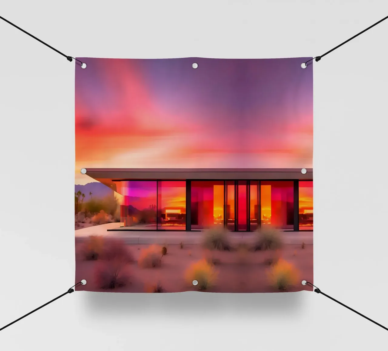 Californian Vibes telo in pvc da ICONICA Art Studio