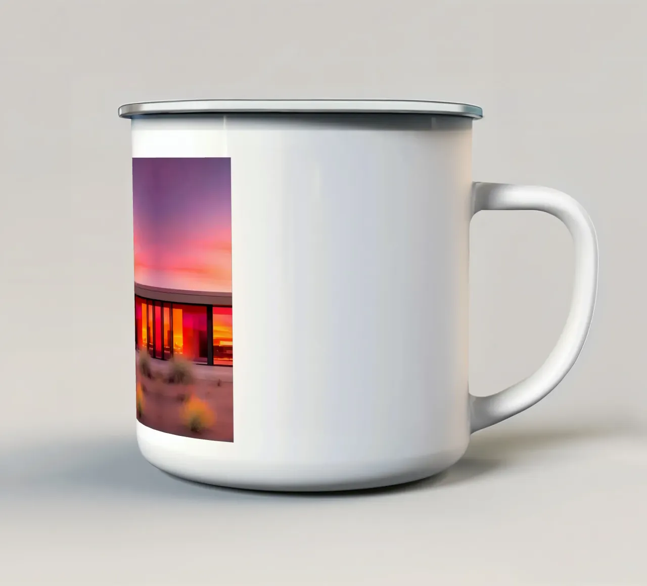 Californian Vibes tazza in smalto da ICONICA Art Studio