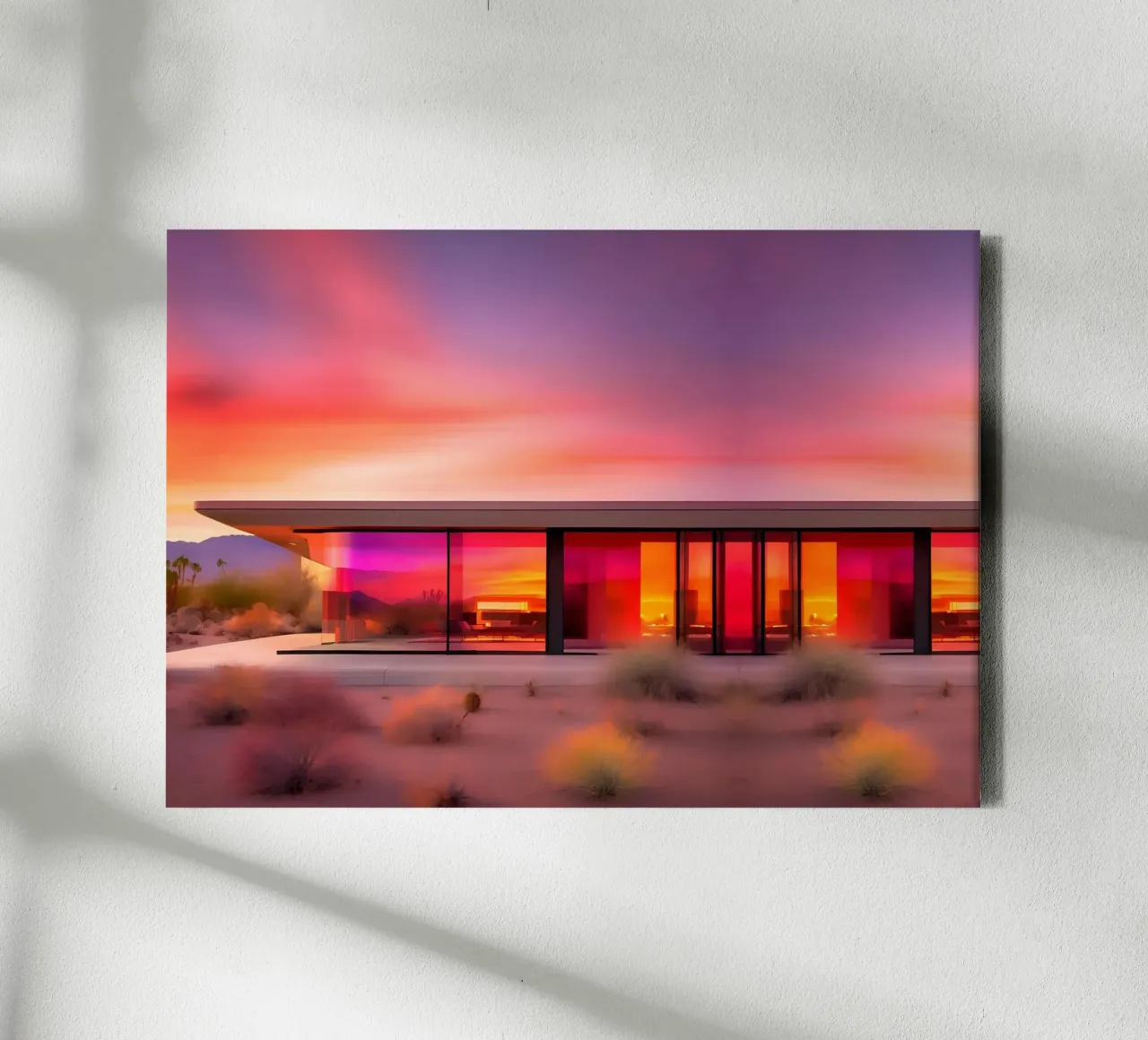 Californian Vibes tela con Cornice a cassetta da ICONICA Art Studio