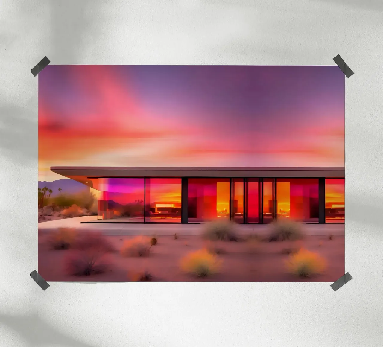 Californian Vibes poster da ICONICA Art Studio