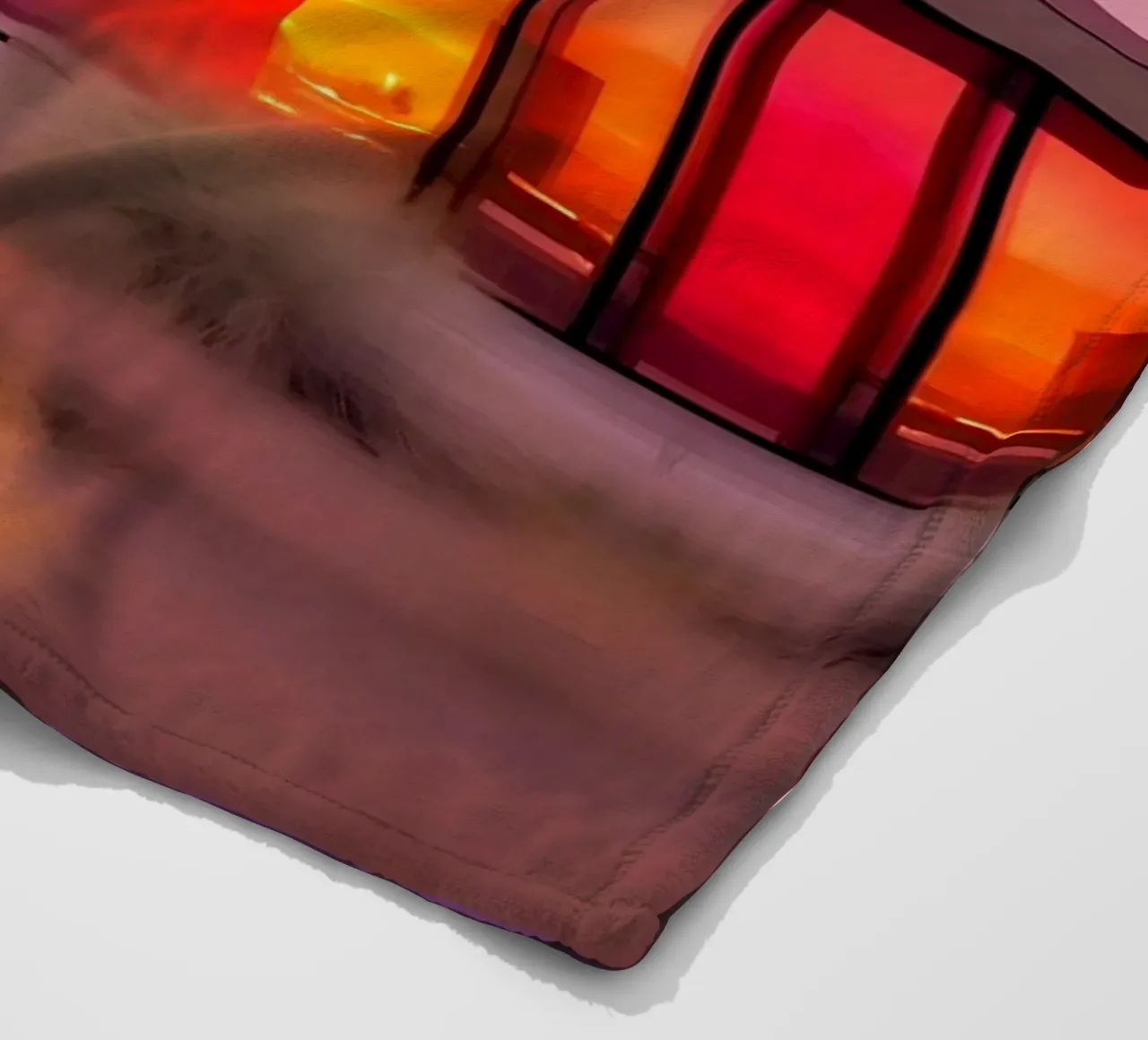 Californian Vibes coperta in pile da ICONICA Art Studio