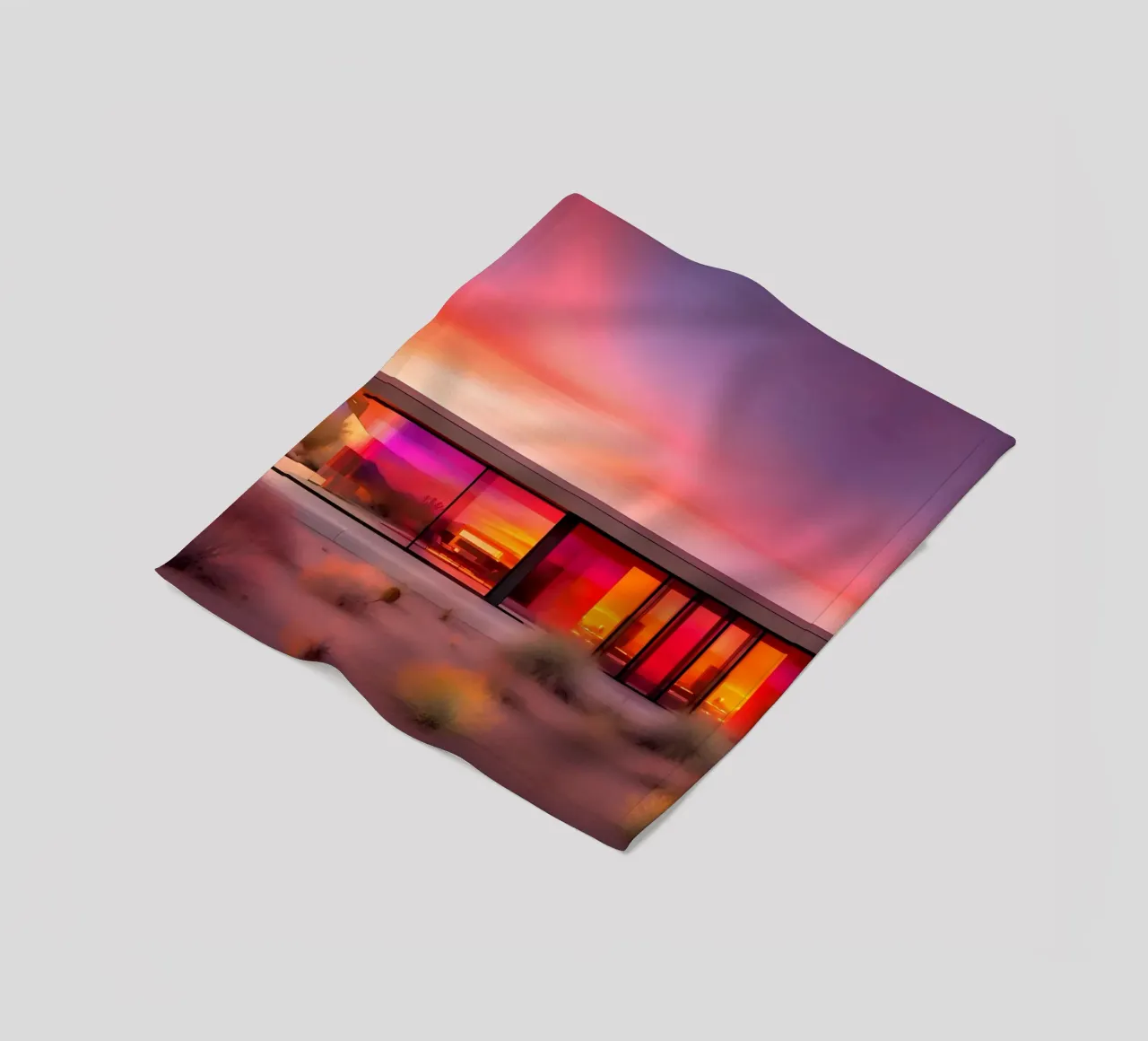 Californian Vibes coperta in pile da ICONICA Art Studio