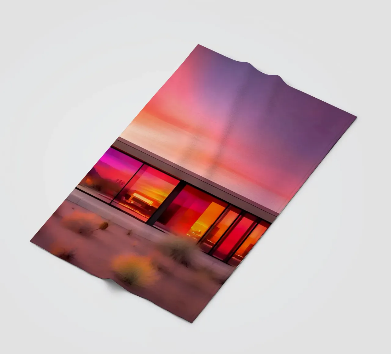 Californian Vibes coperta in pile da ICONICA Art Studio