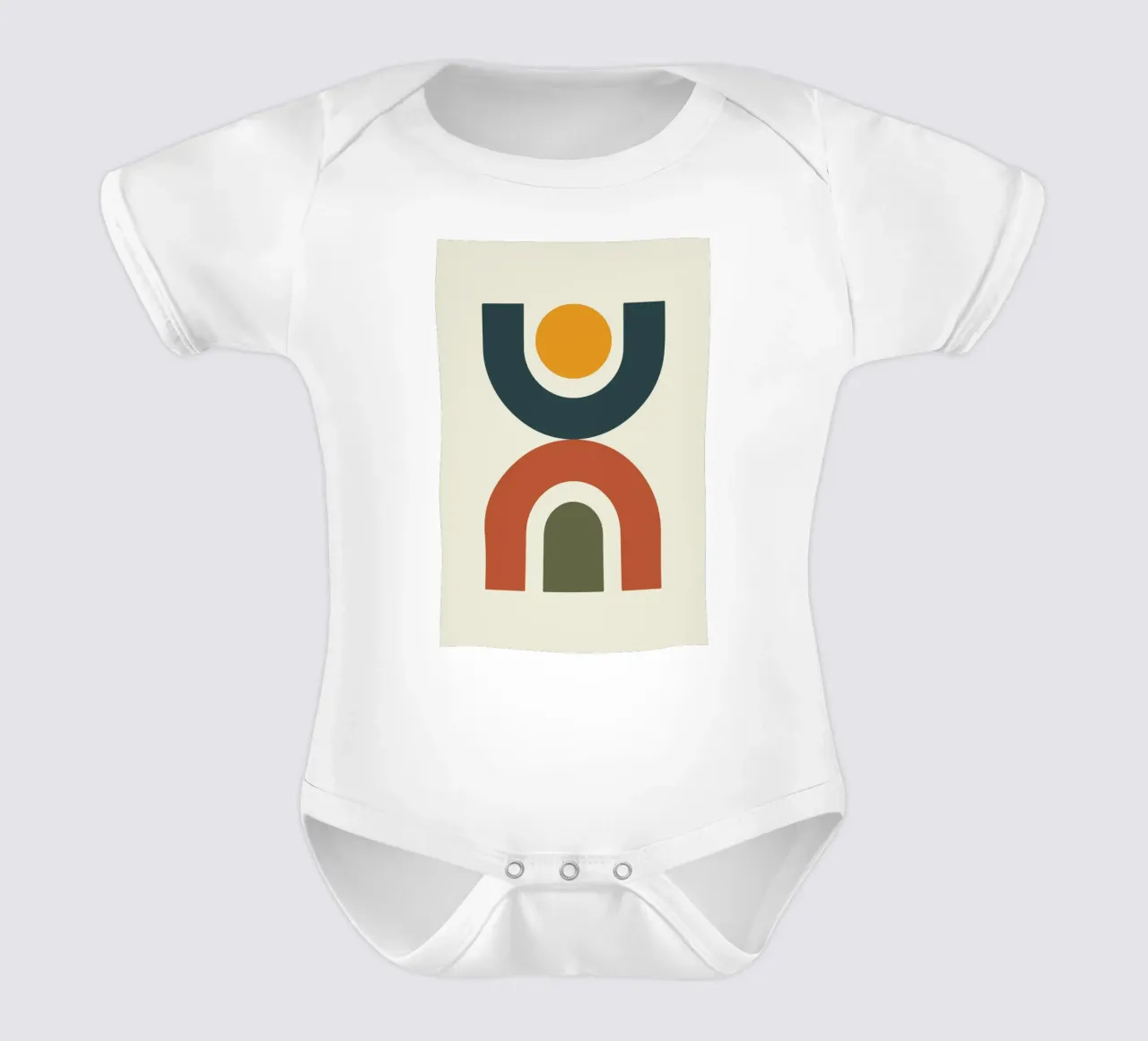 Cubic Arch Play body neonato maniche corte da LisaArtes
