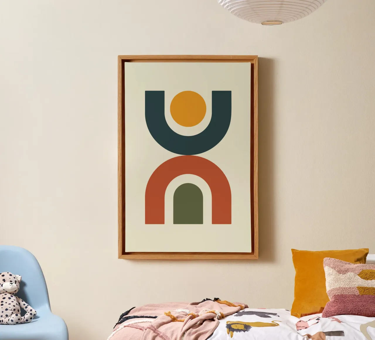 Cubic Arch Play tela con Cornice a cassetta da LisaArtes