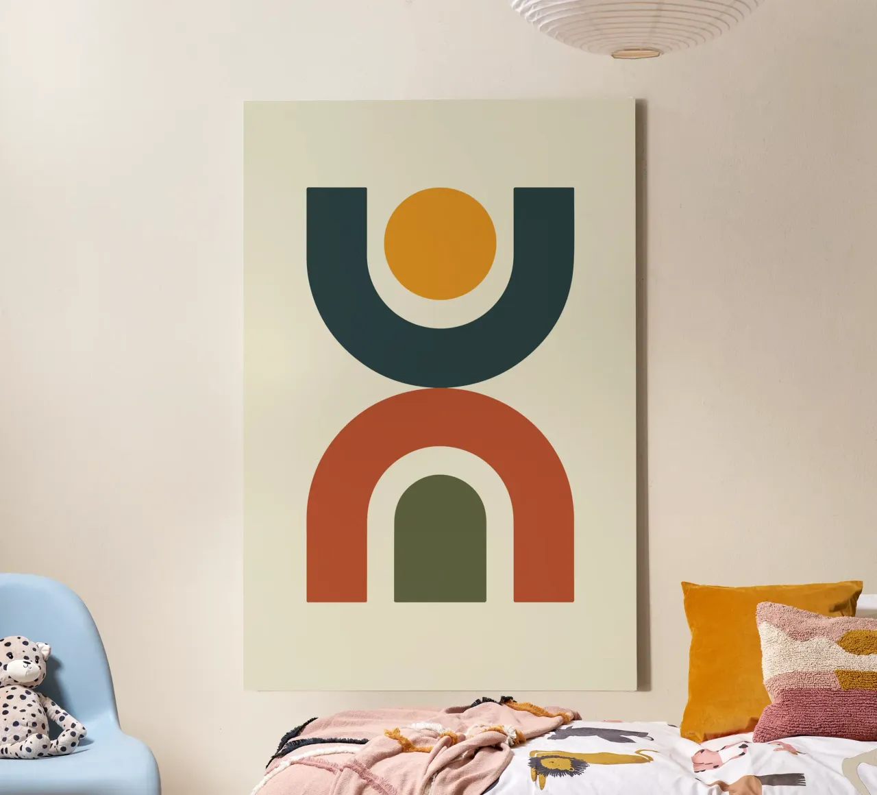 Cubic Arch Play tela con Cornice a cassetta da LisaArtes