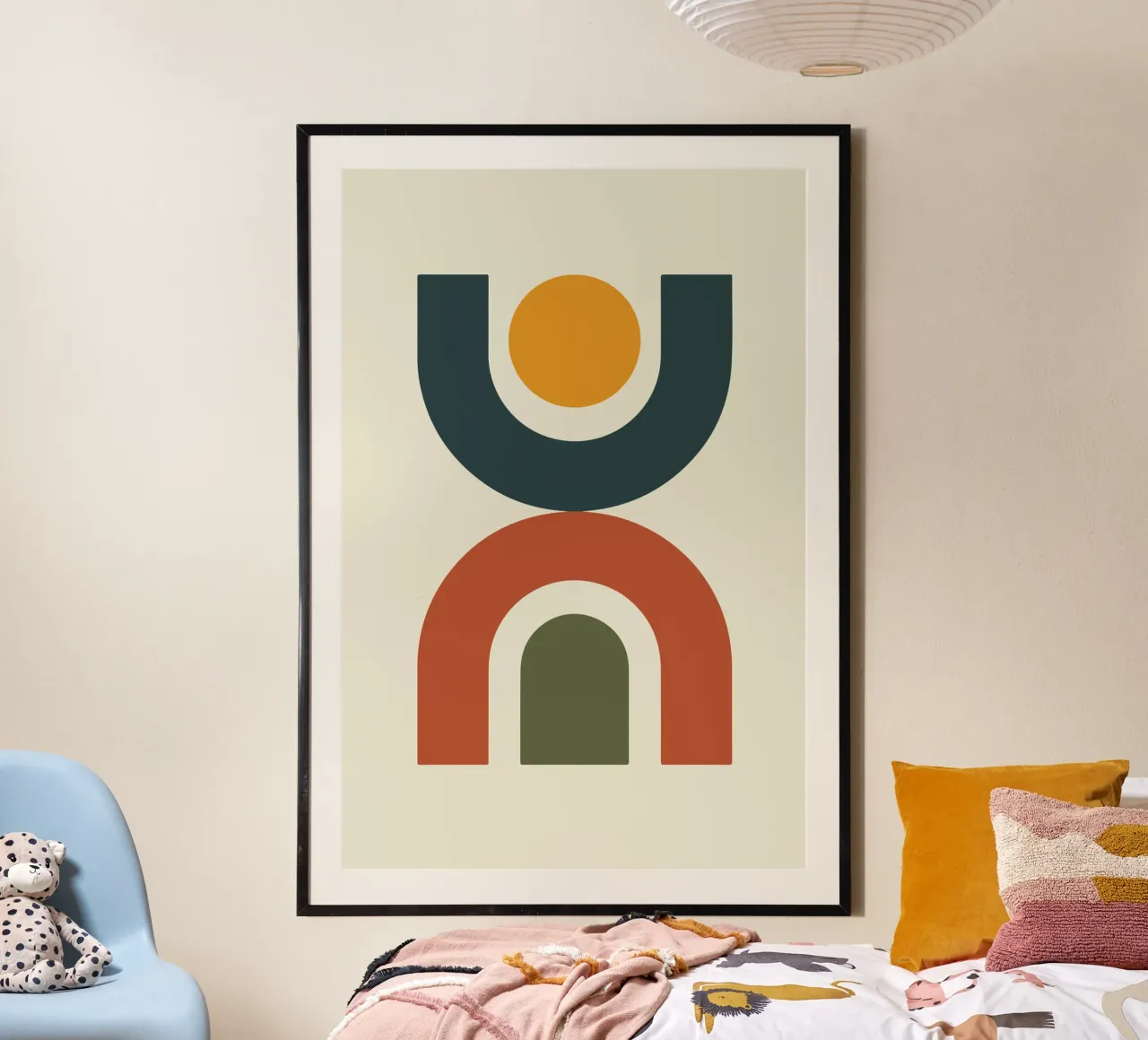 Cubic Arch Play poster con telaio in plastica da LisaArtes