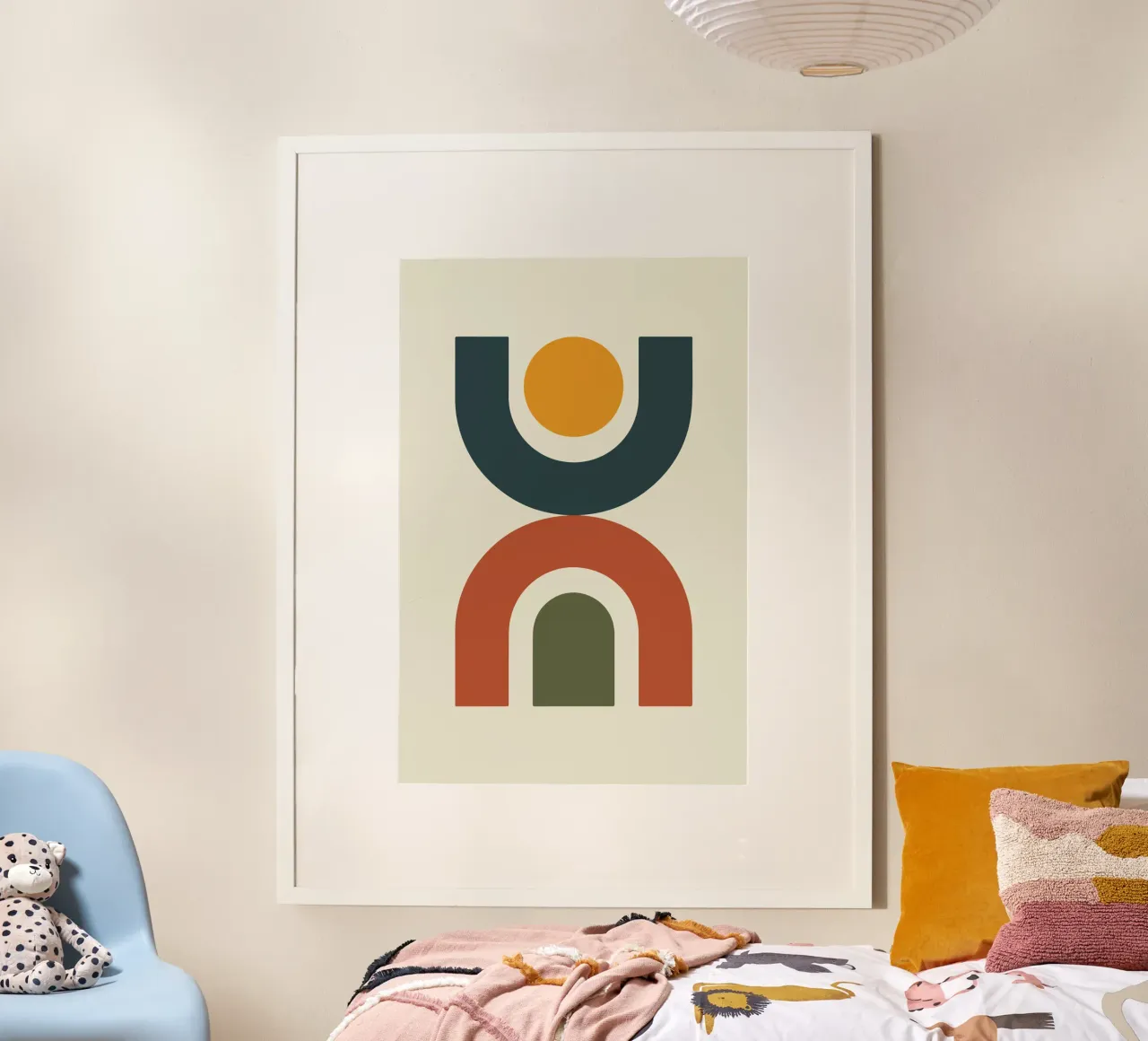 Cubic Arch Play poster con telaio in plastica da LisaArtes