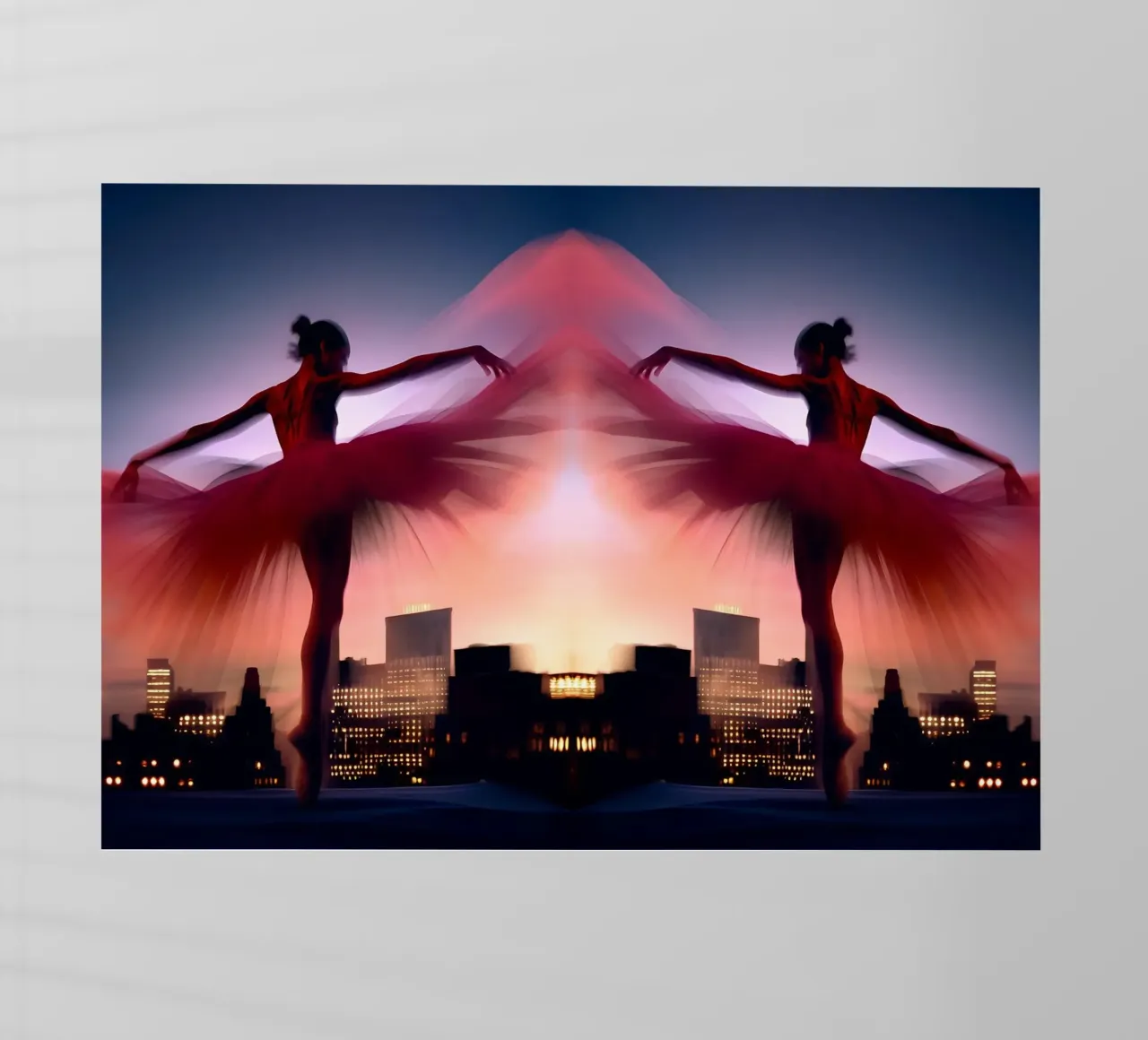 La Danseuse en Reflet pellicola backlit da ICONICA Art Studio