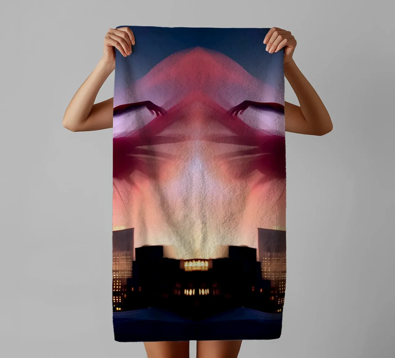 La Danseuse en Reflet asciugamano da bagno da ICONICA Art Studio