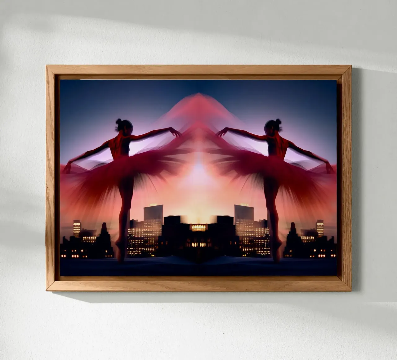 La Danseuse en Reflet alluminio dibond da ICONICA Art Studio