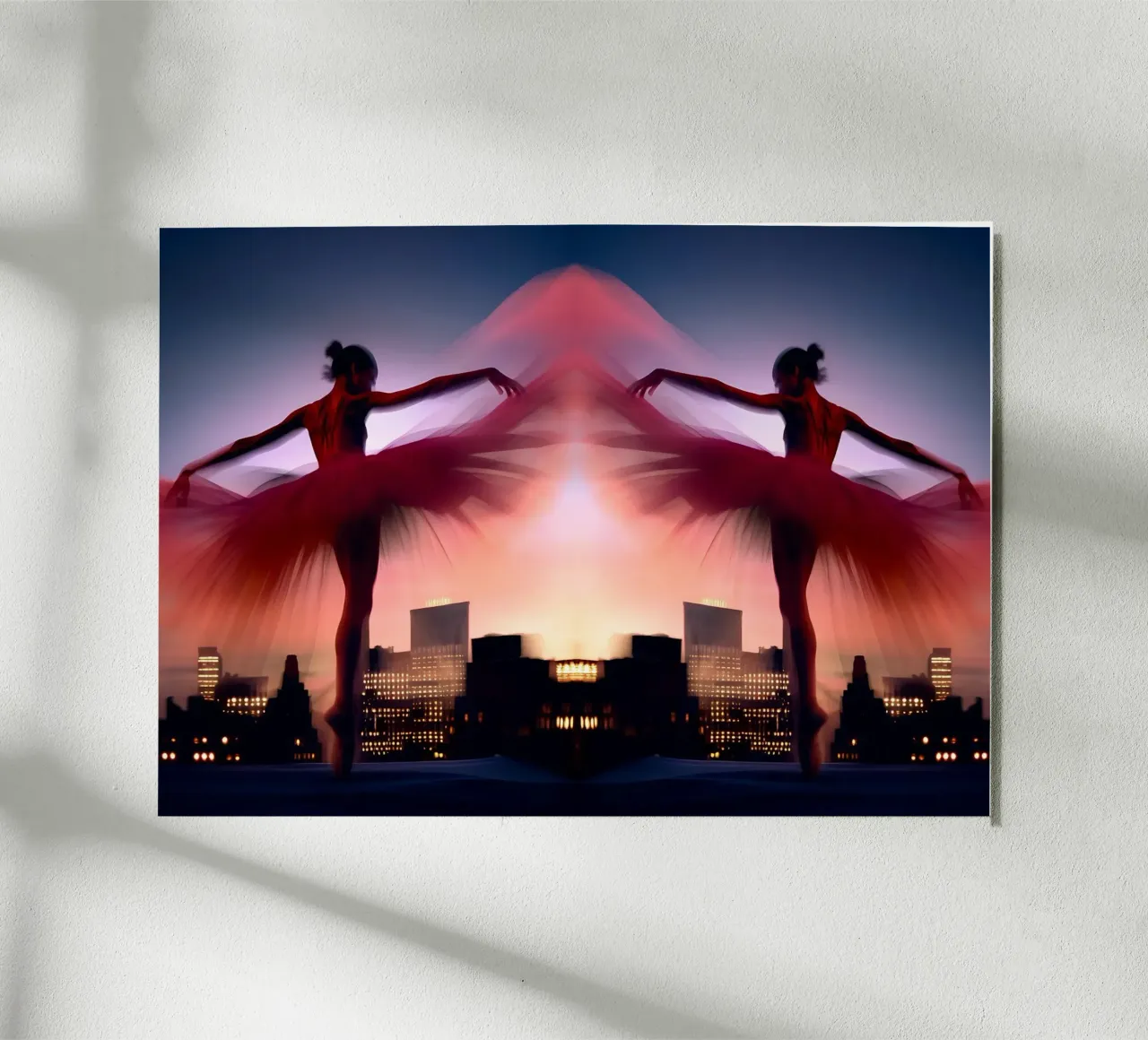 La Danseuse en Reflet alluminio dibond da ICONICA Art Studio