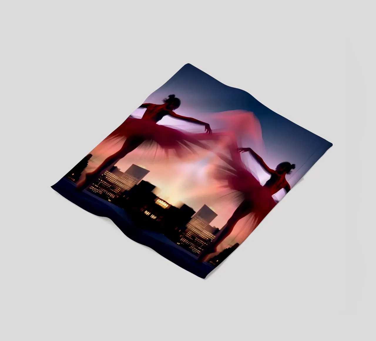 La Danseuse en Reflet coperta in pile da ICONICA Art Studio