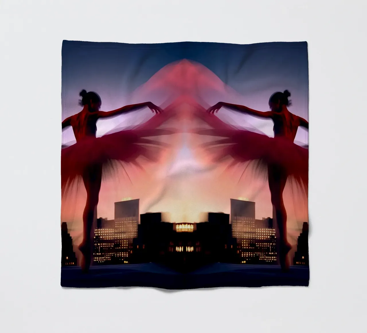 La Danseuse en Reflet coperta in pile da ICONICA Art Studio