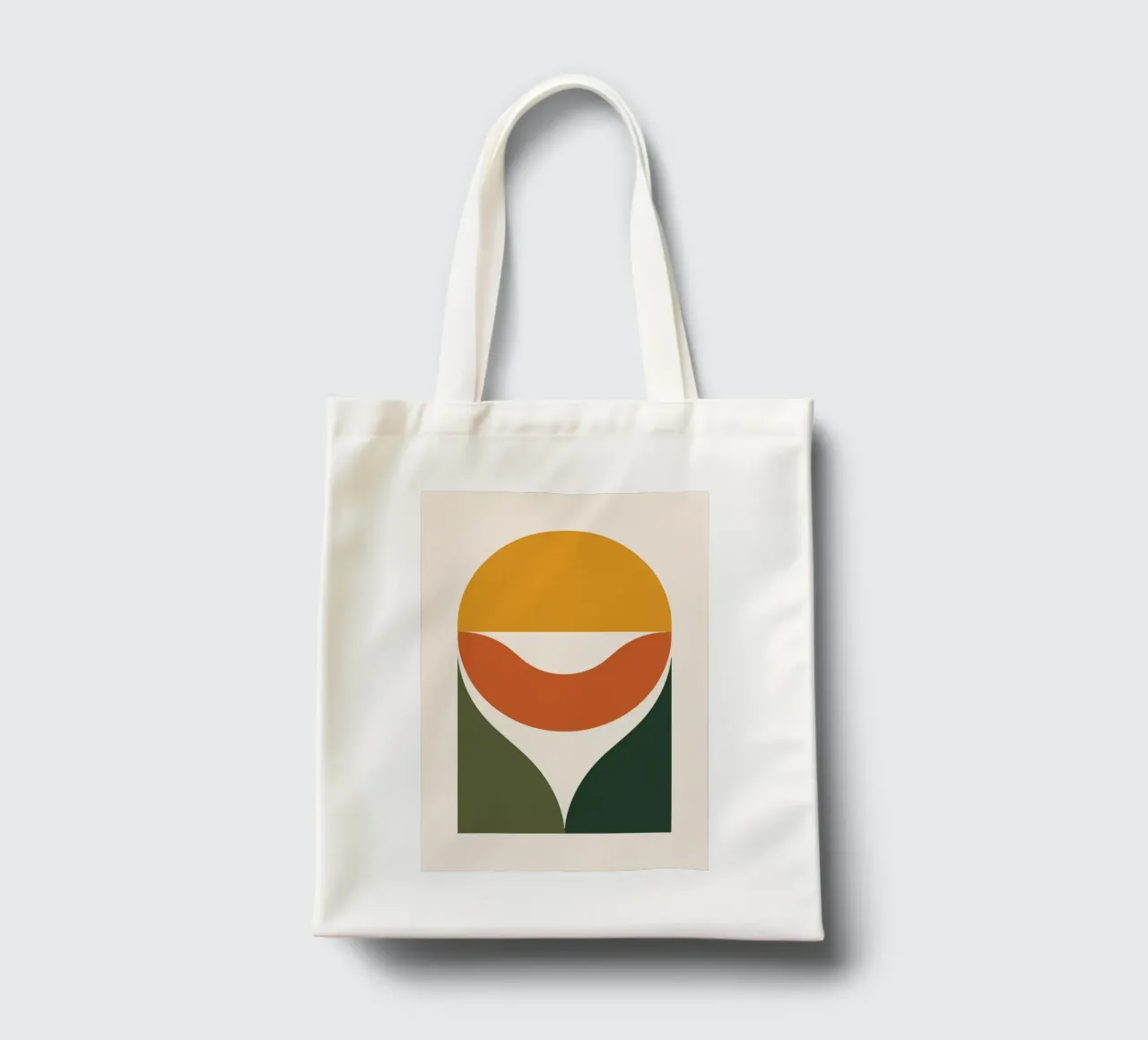 Curved Grid Flow borsa in juta da LisaArtes
