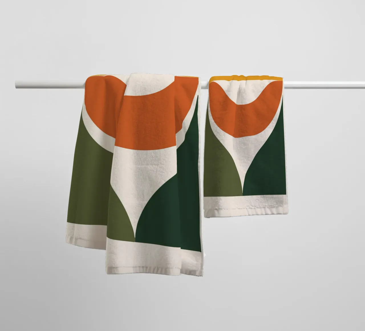 Curved Grid Flow asciugamano da bagno da LisaArtes