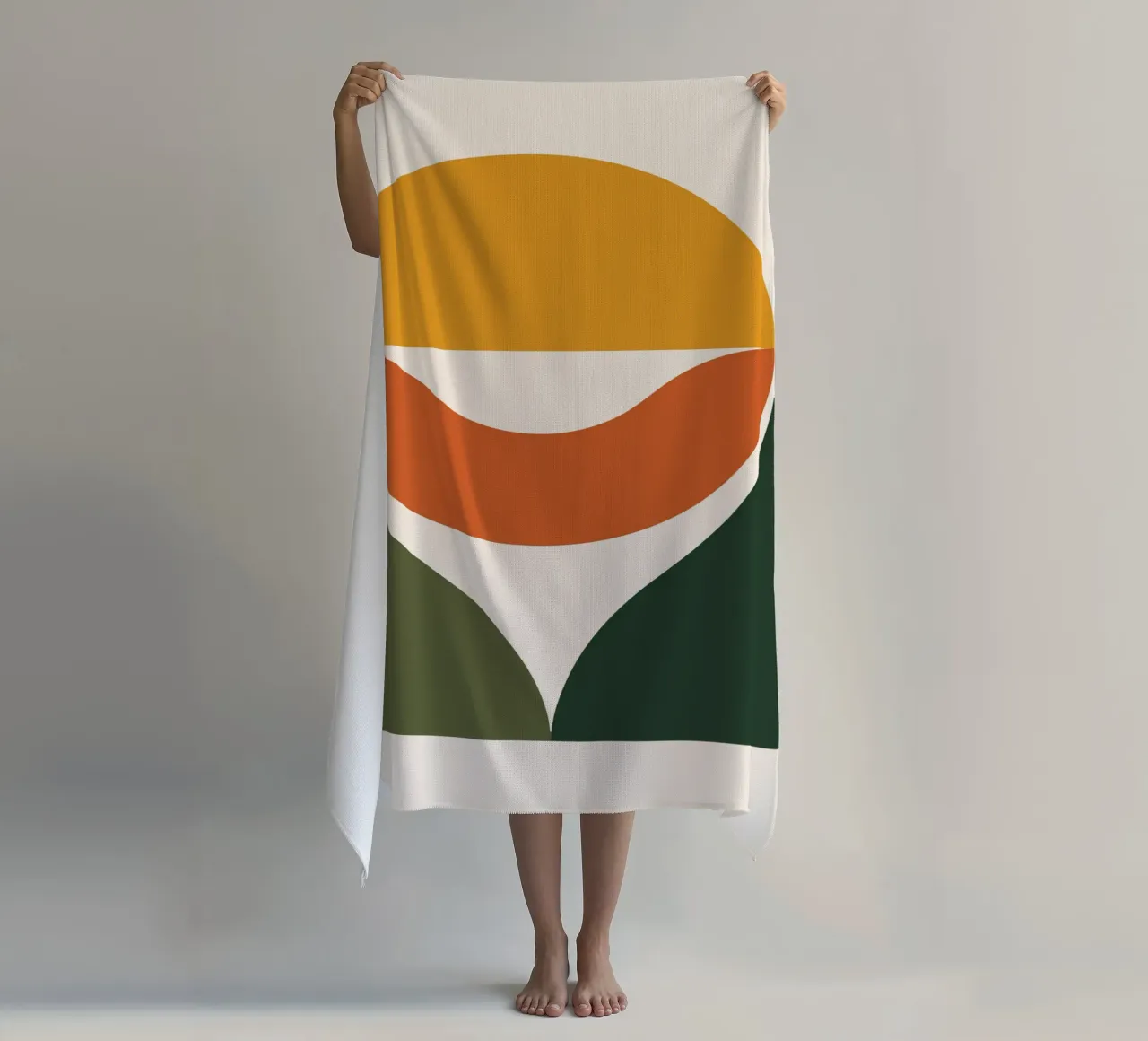 Curved Grid Flow telo mare da LisaArtes