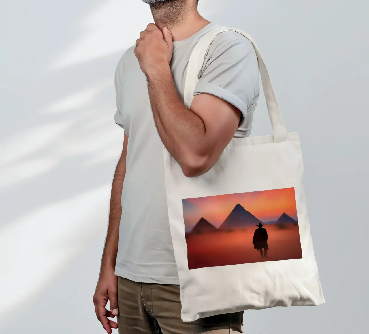 Seul face au Vent borsa in juta da ICONICA Art Studio