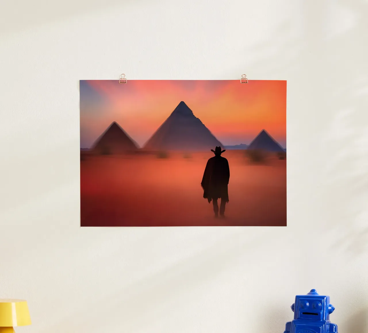 Seul face au Vent poster da ICONICA Art Studio