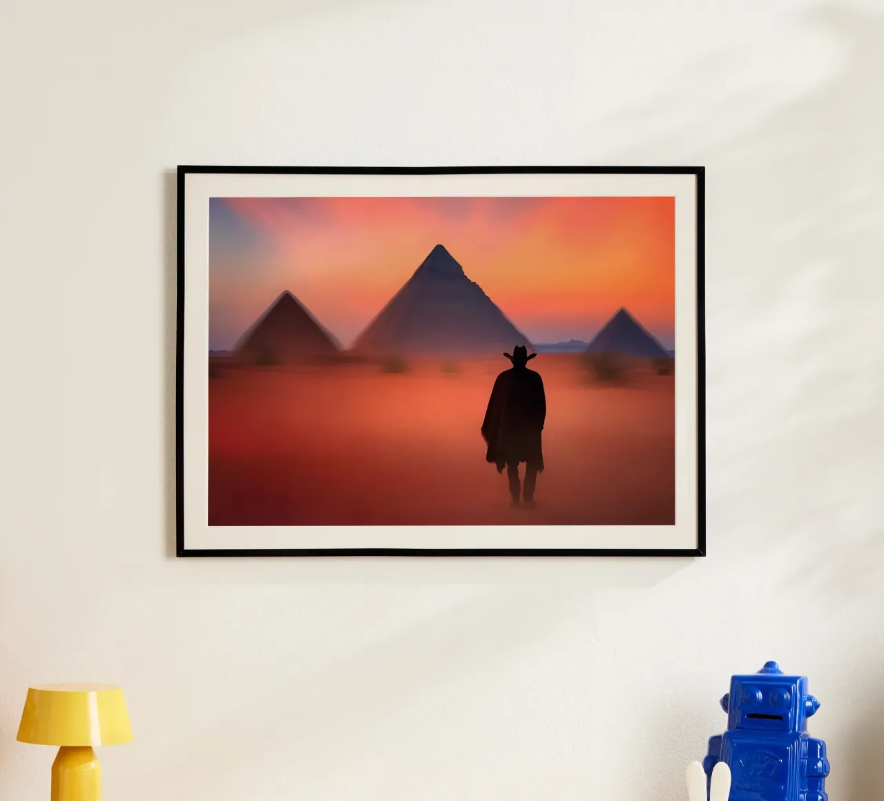Seul face au Vent poster da ICONICA Art Studio