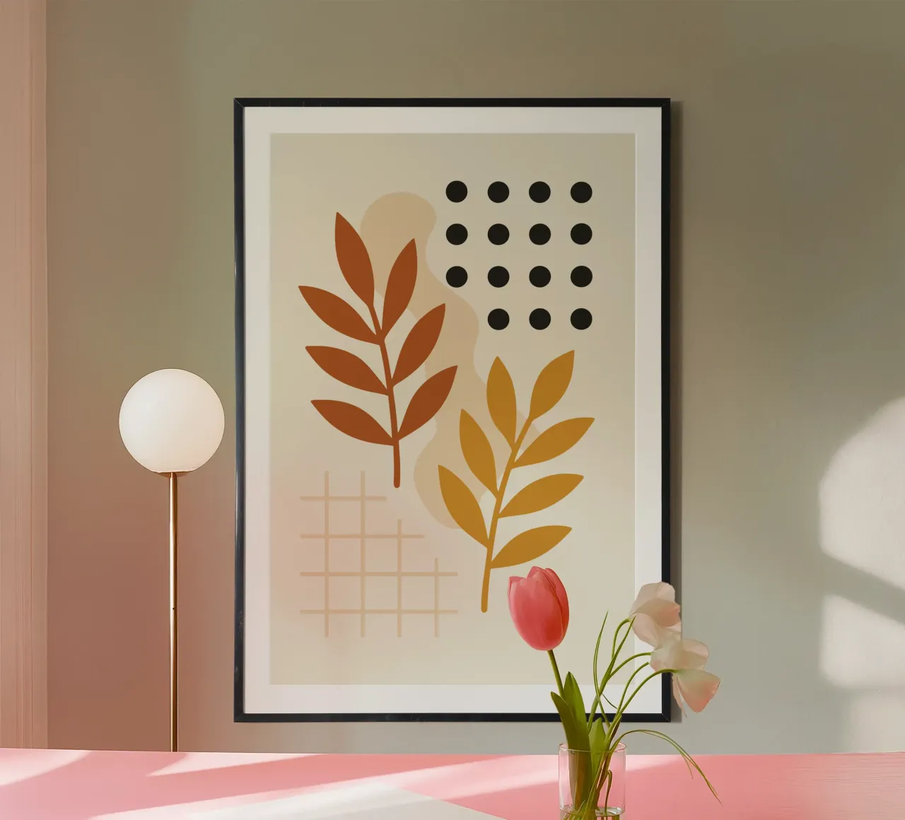 Cutout Leaves Abstract poster da LisaArtes
