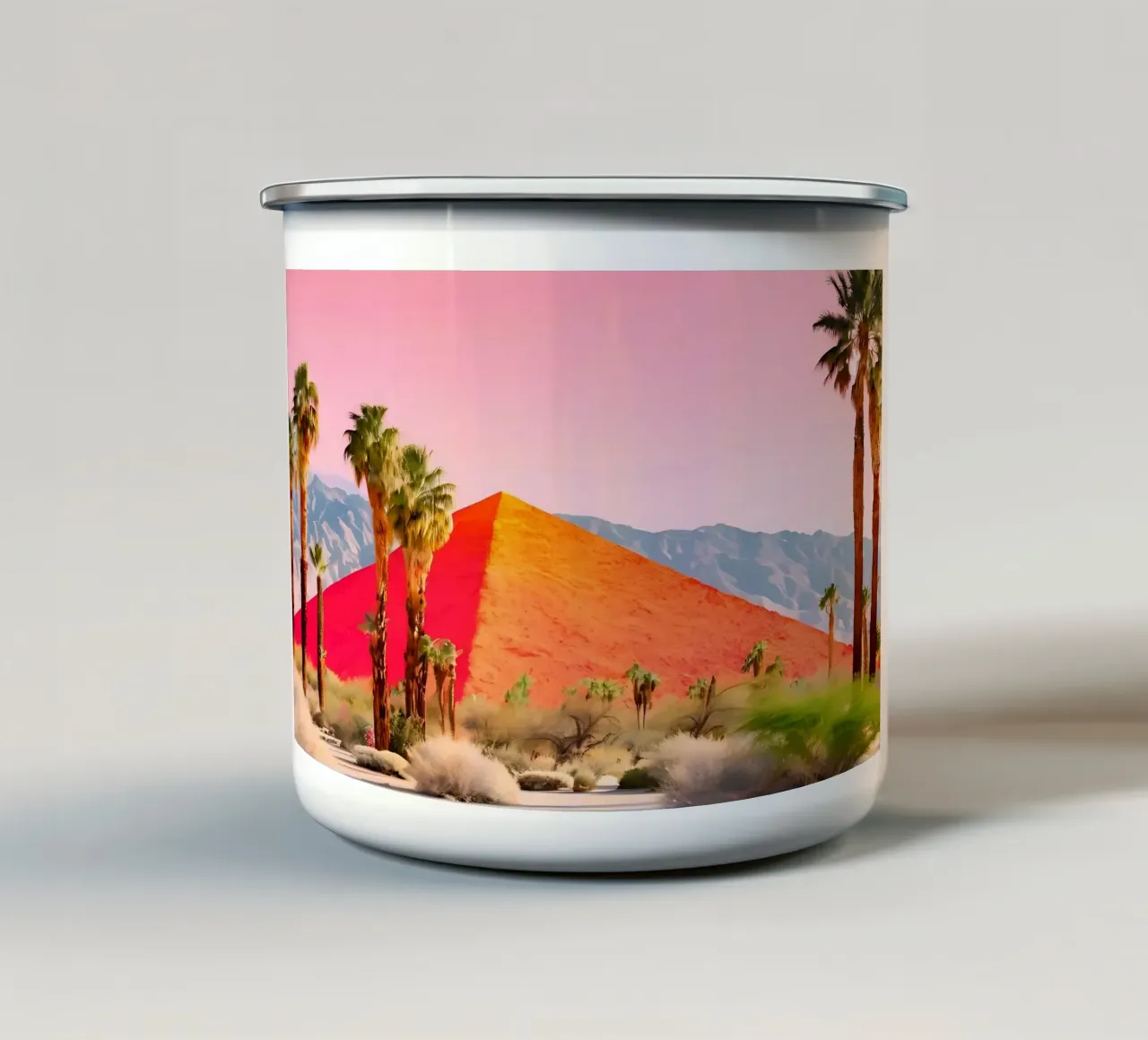 La Pyramide de la Joie tazza in smalto da ICONICA Art Studio