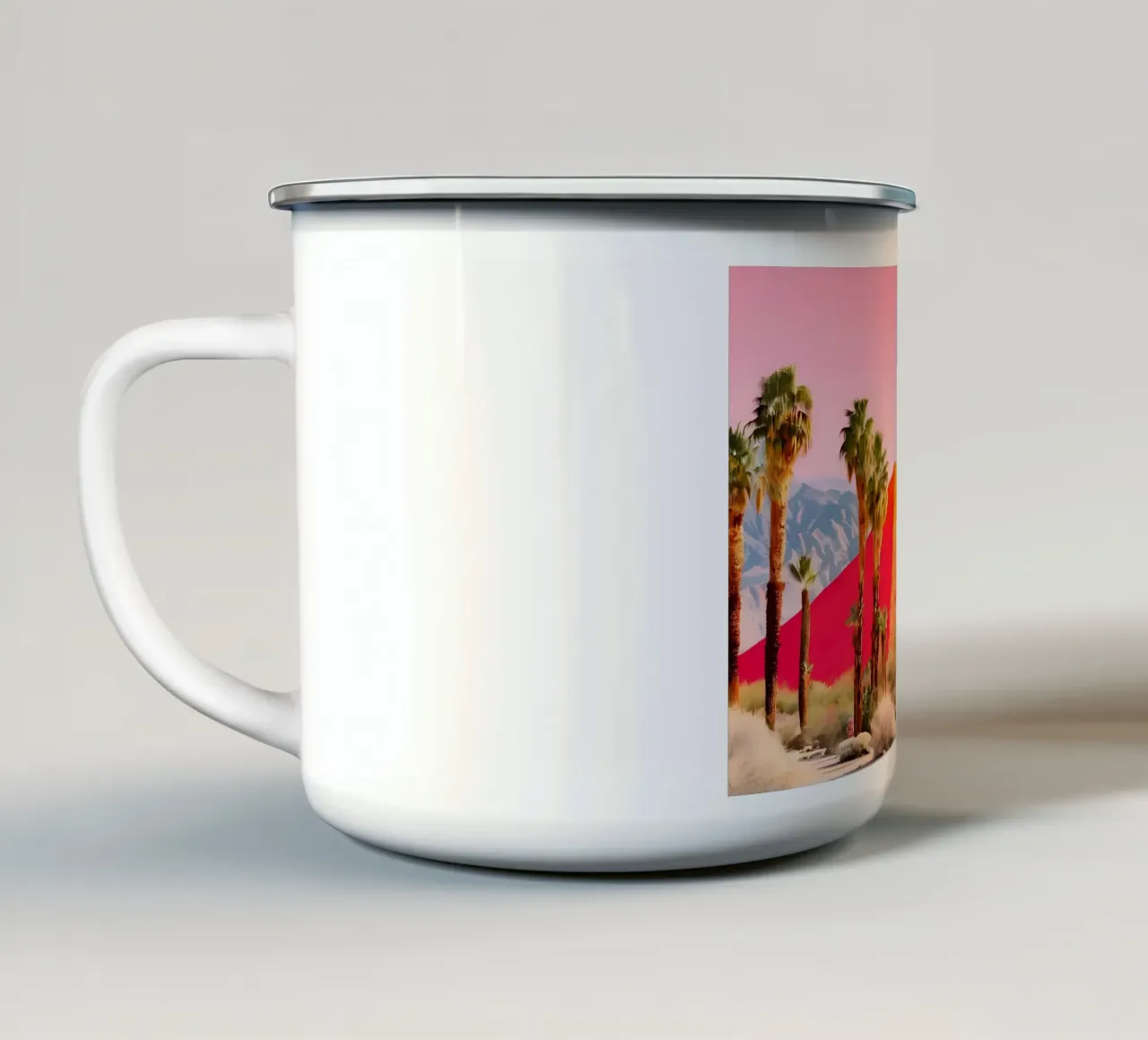 La Pyramide de la Joie tazza in smalto da ICONICA Art Studio
