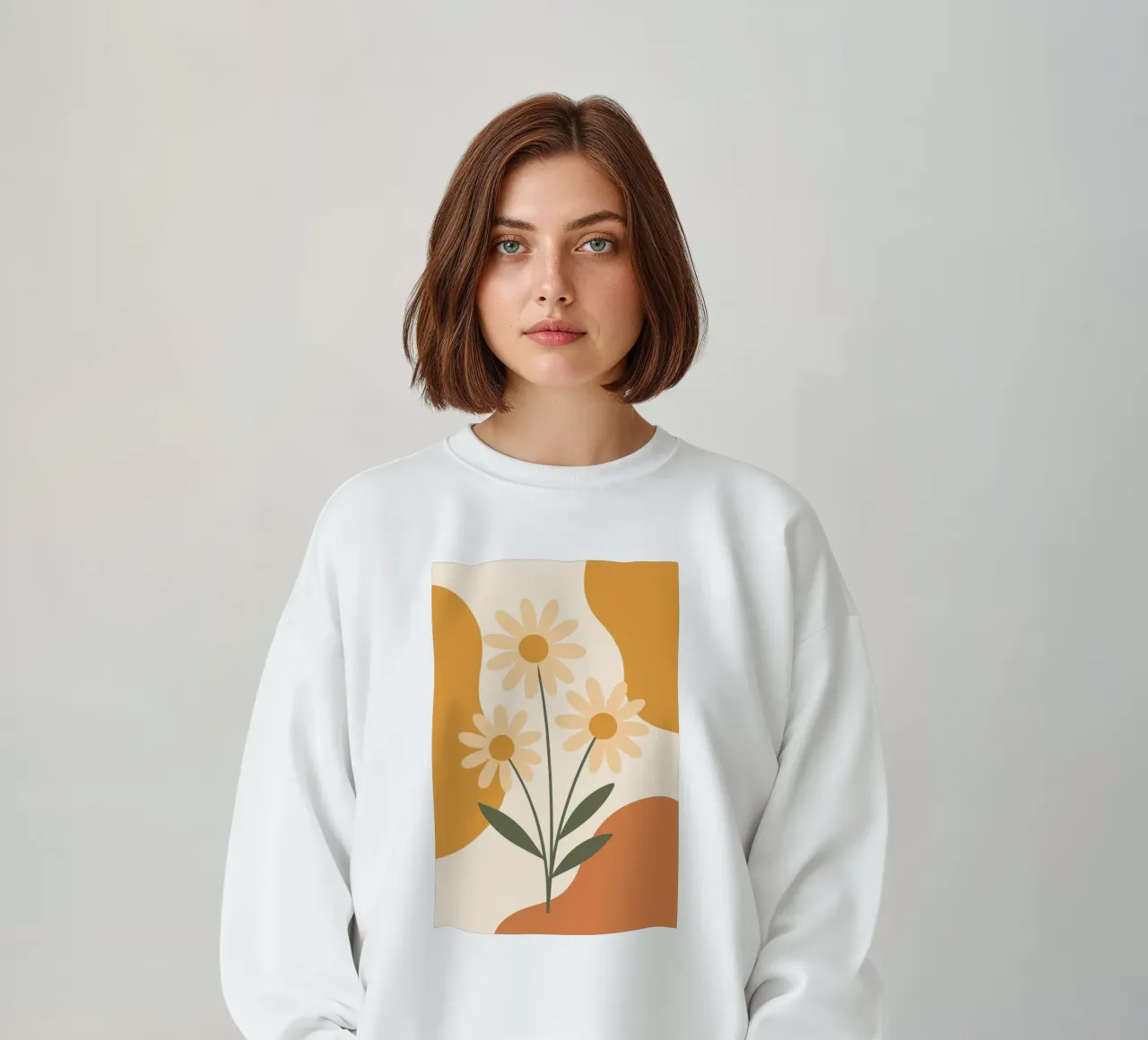 Daisy Bouquet Minimalist felpa da LisaArtes
