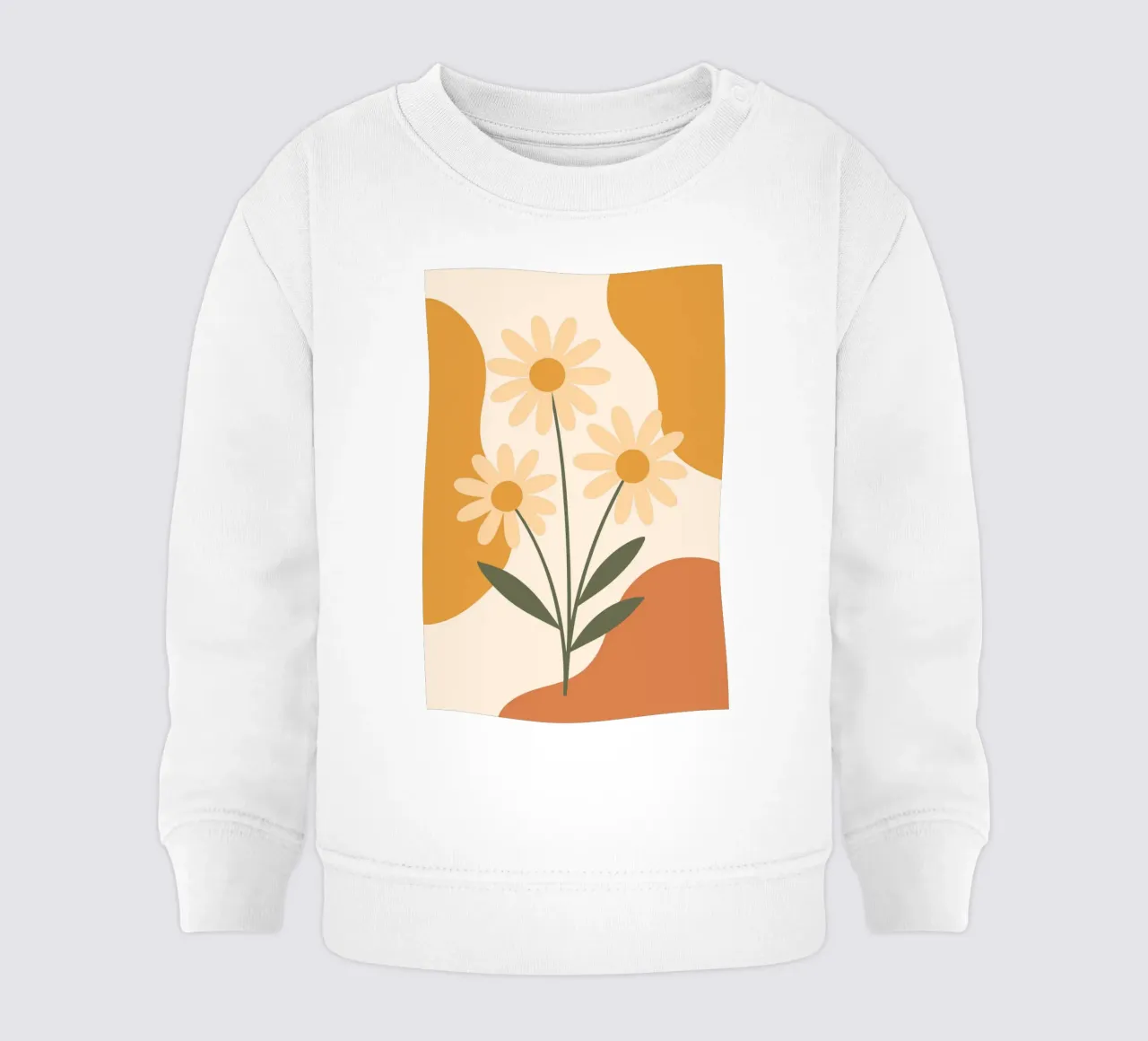 Daisy Bouquet Minimalist felpa neonato da LisaArtes
