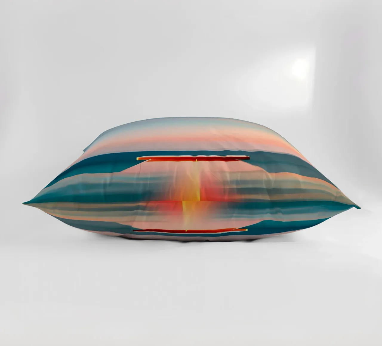 Sunset and Sea cuscino da ICONICA Art Studio