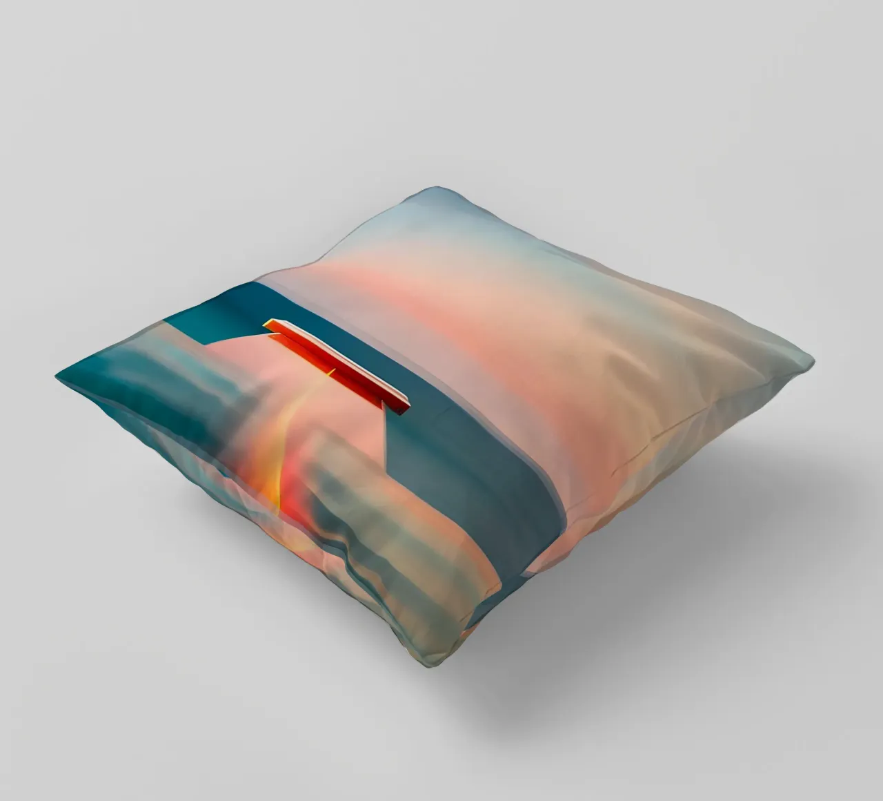 Sunset and Sea cuscino da ICONICA Art Studio