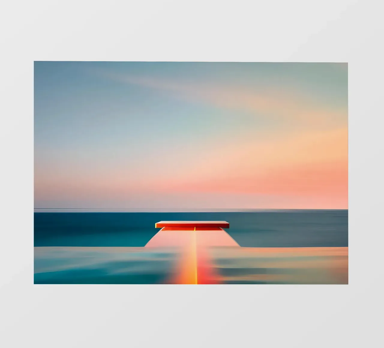 Sunset and Sea telo in pvc da ICONICA Art Studio