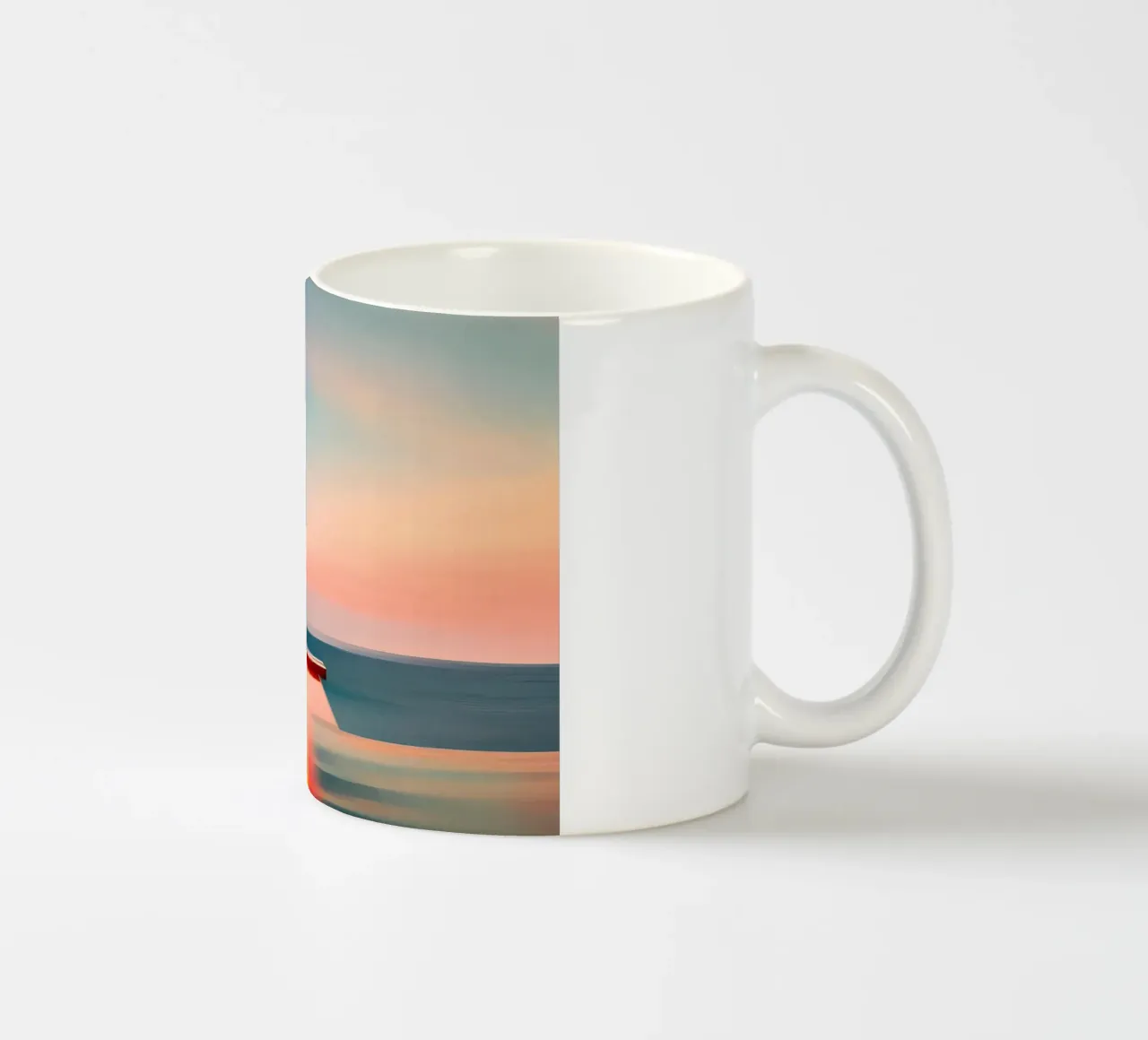 Sunset and Sea tazza in ceramica da ICONICA Art Studio