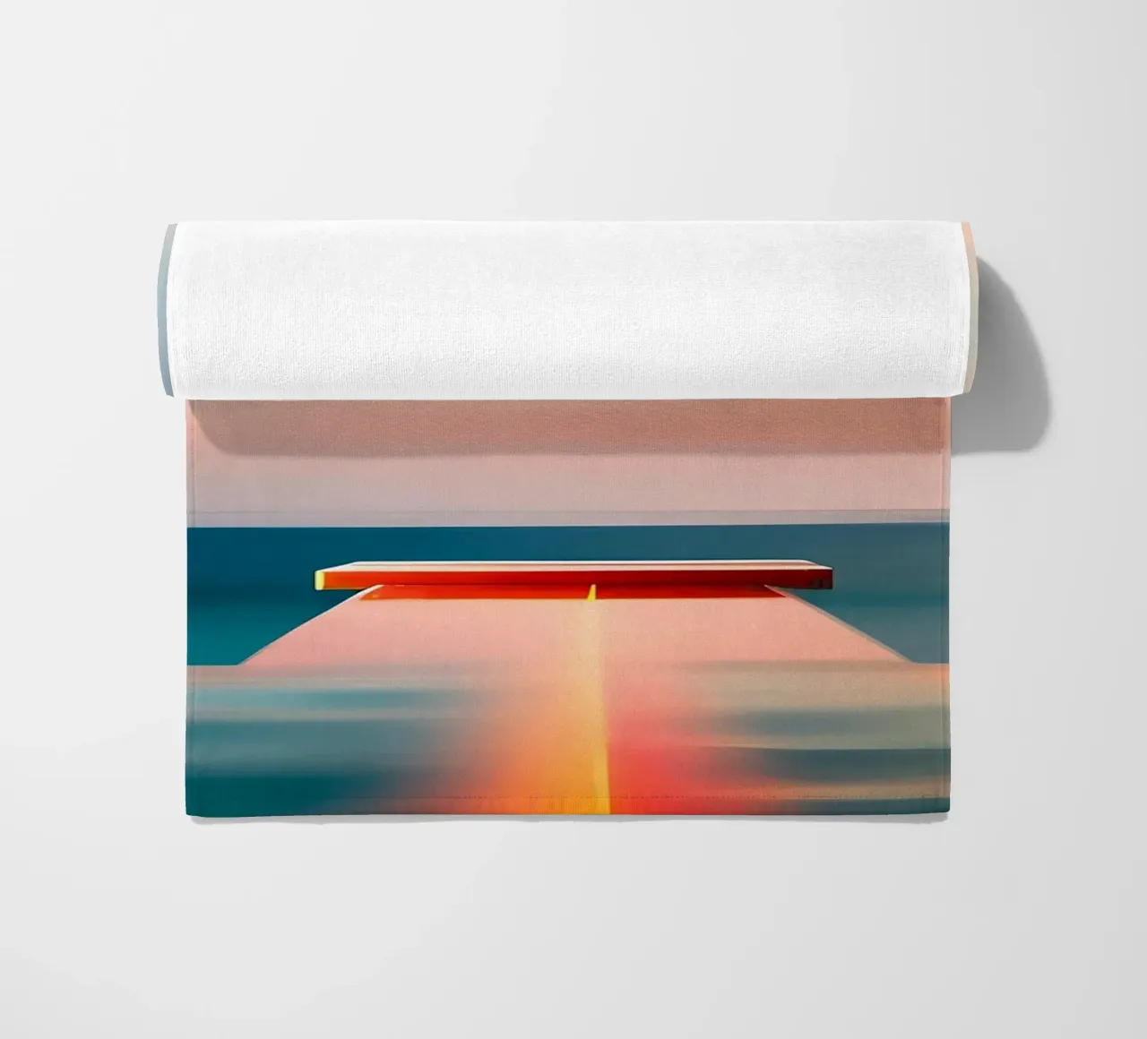 Sunset and Sea telo mare da ICONICA Art Studio