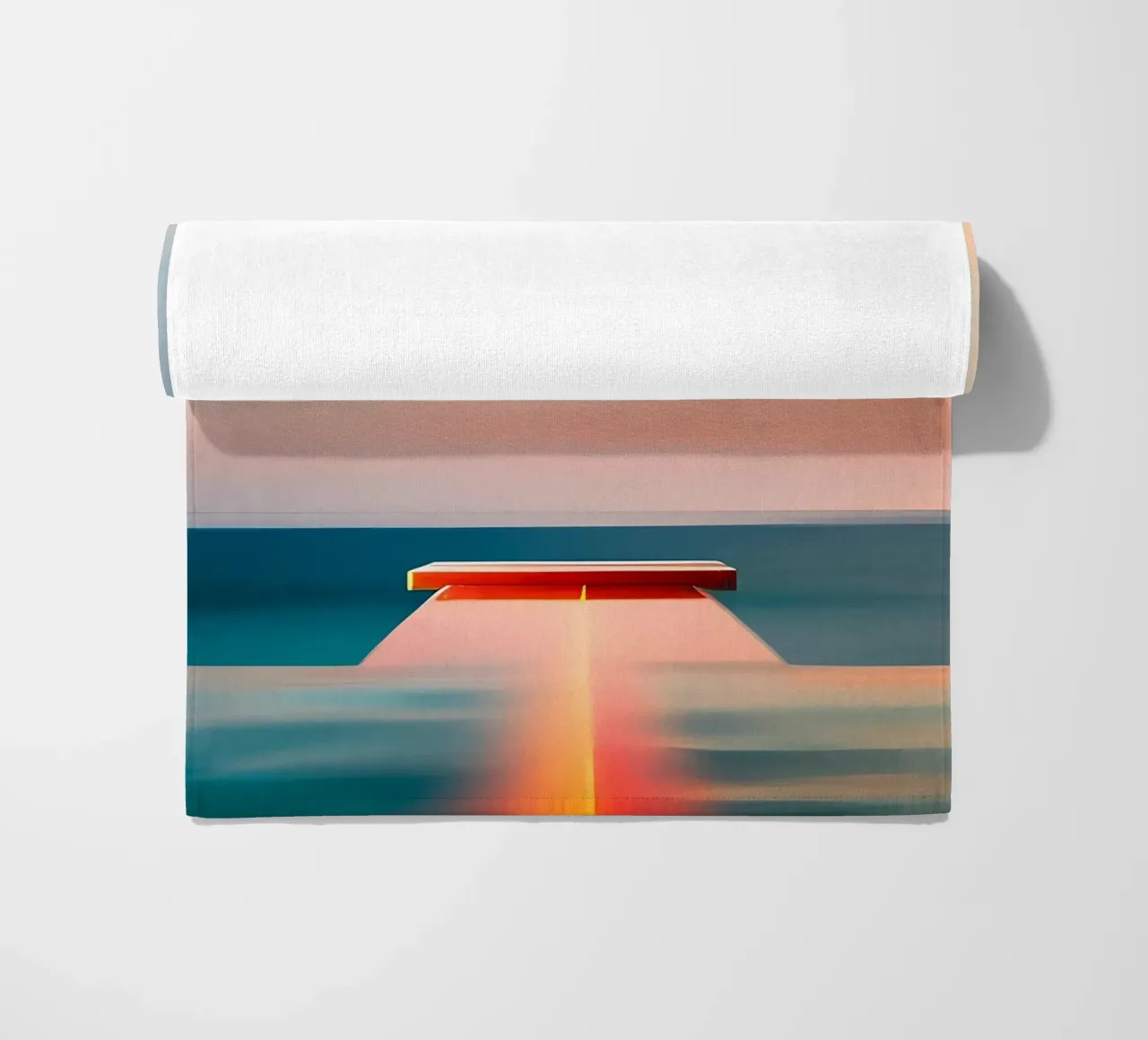 Sunset and Sea telo mare da ICONICA Art Studio