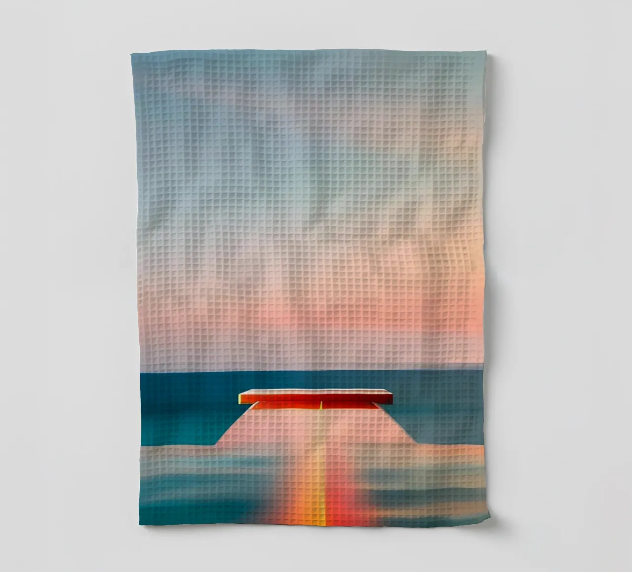 Sunset and Sea canovaccio da cucina da ICONICA Art Studio