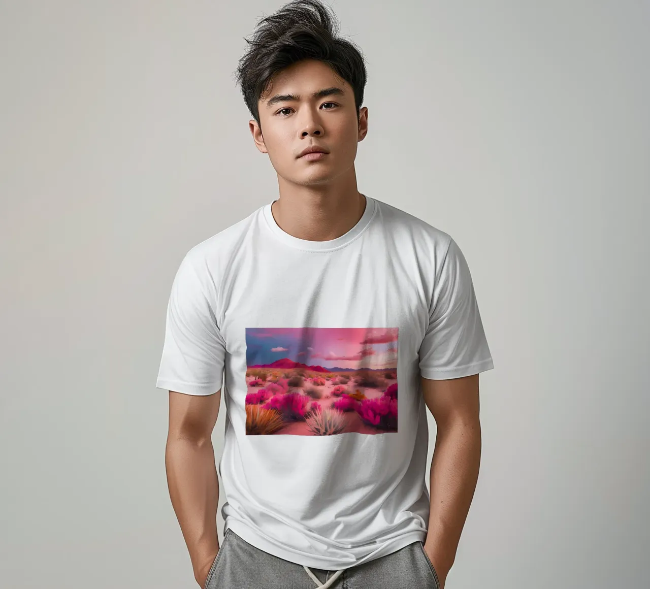 Le Désert Coloré t-shirt da ICONICA Art Studio