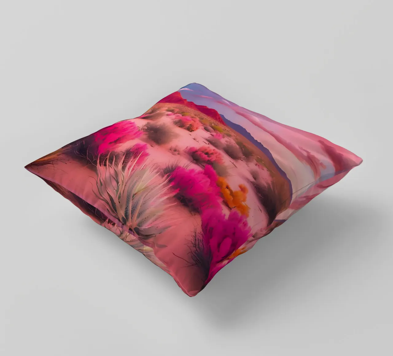 Le Désert Coloré cuscino da ICONICA Art Studio