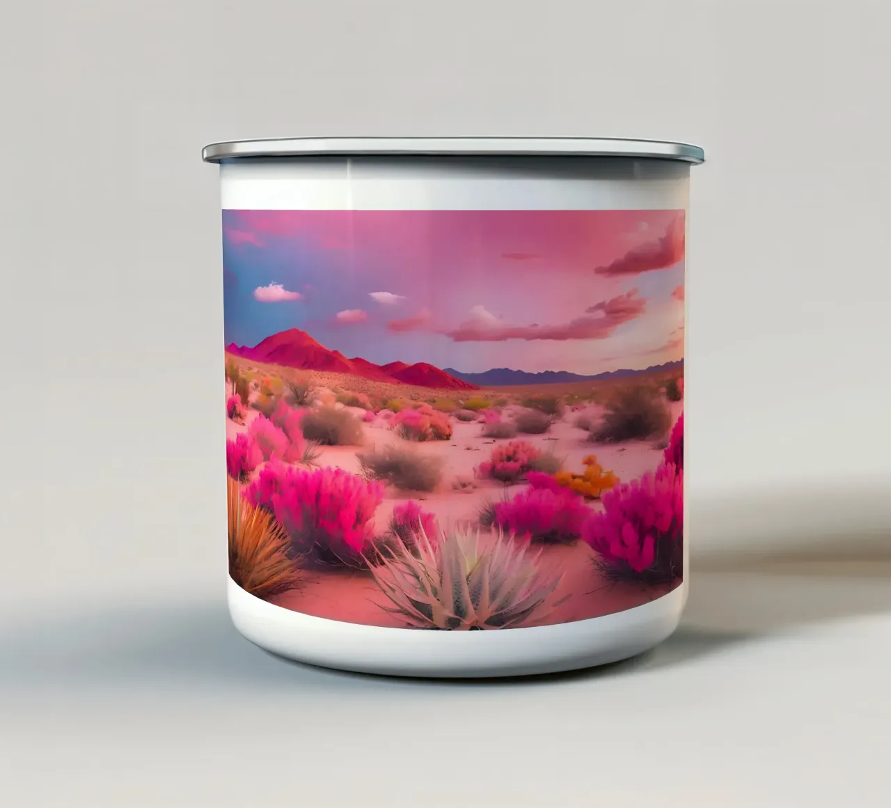 Le Désert Coloré tazza in smalto da ICONICA Art Studio