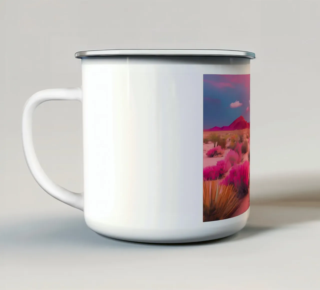 Le Désert Coloré tazza in smalto da ICONICA Art Studio