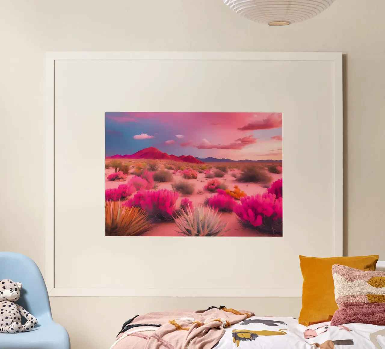 Le Désert Coloré poster da ICONICA Art Studio