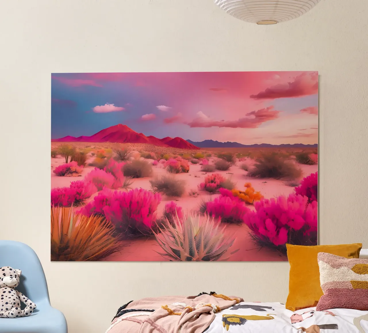 Le Désert Coloré poster da ICONICA Art Studio