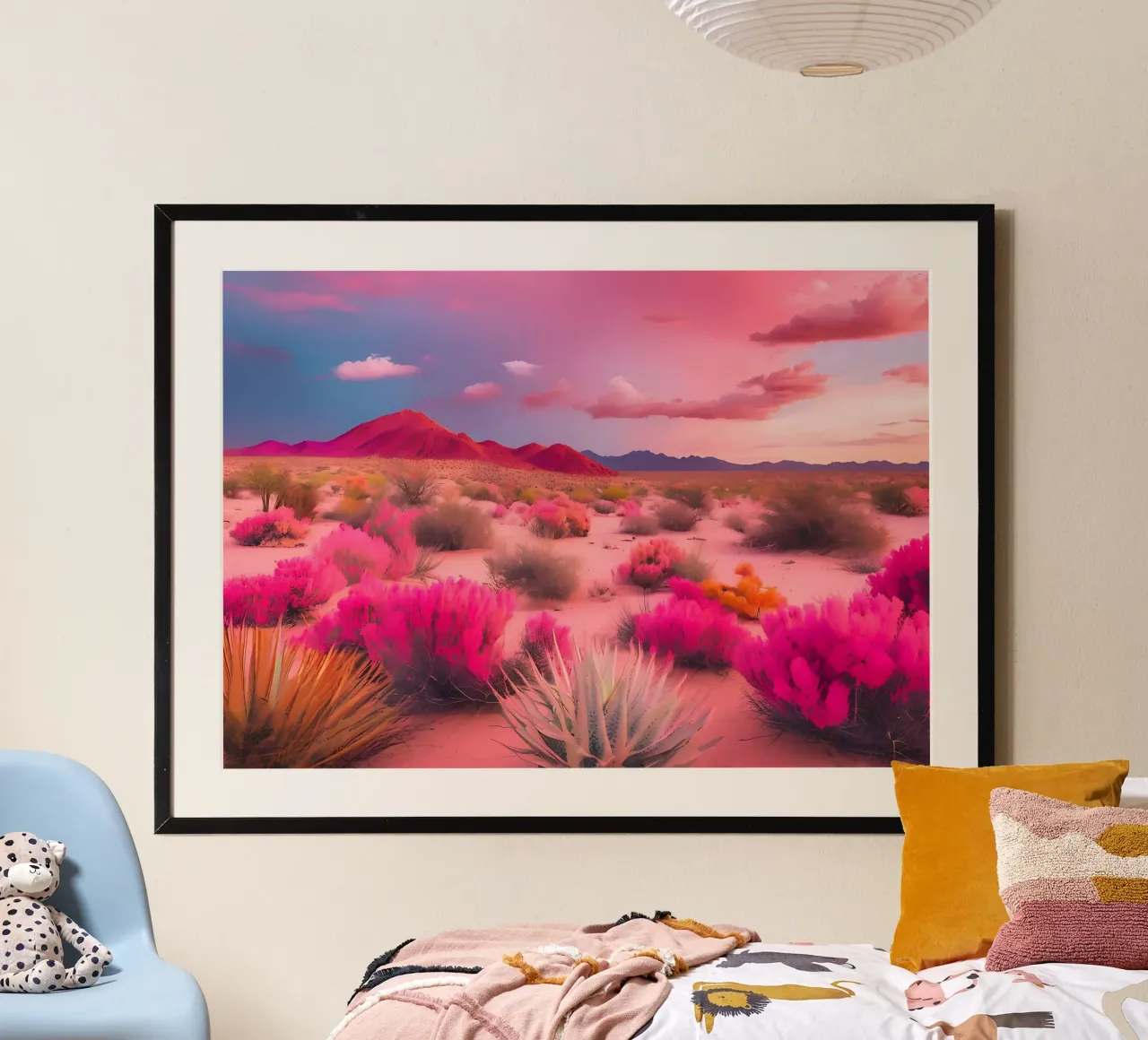 Le Désert Coloré poster da ICONICA Art Studio