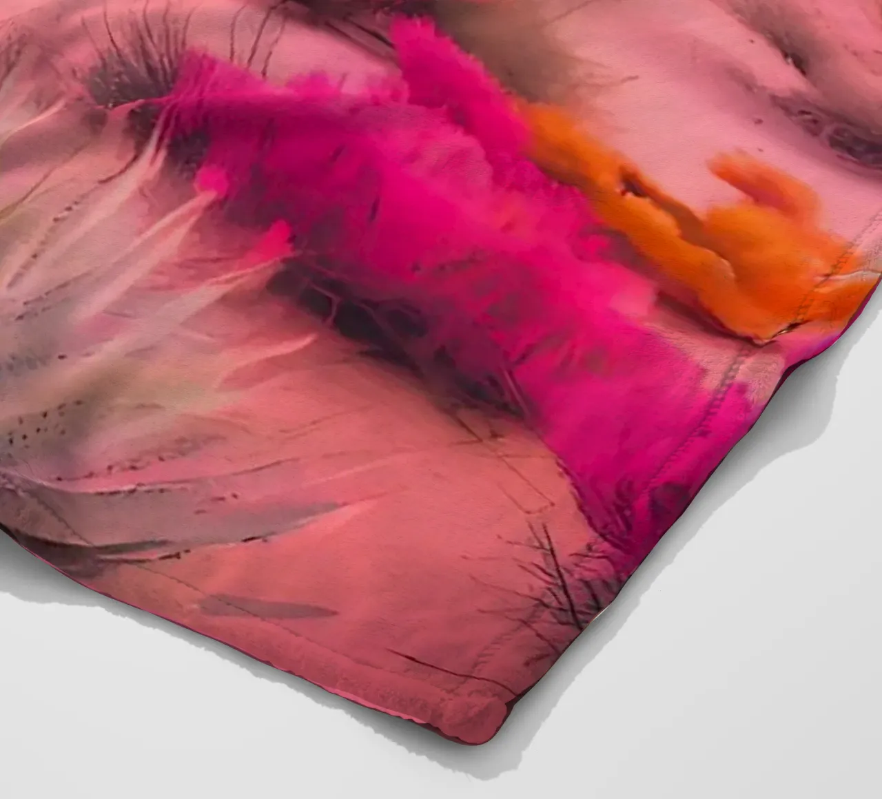 Le Désert Coloré coperta in pile da ICONICA Art Studio