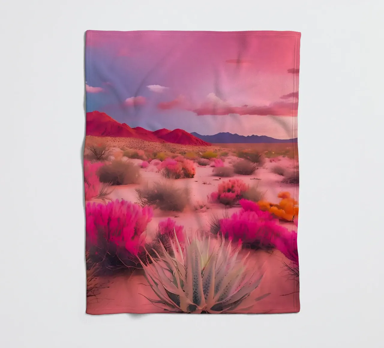 Le Désert Coloré coperta in pile da ICONICA Art Studio