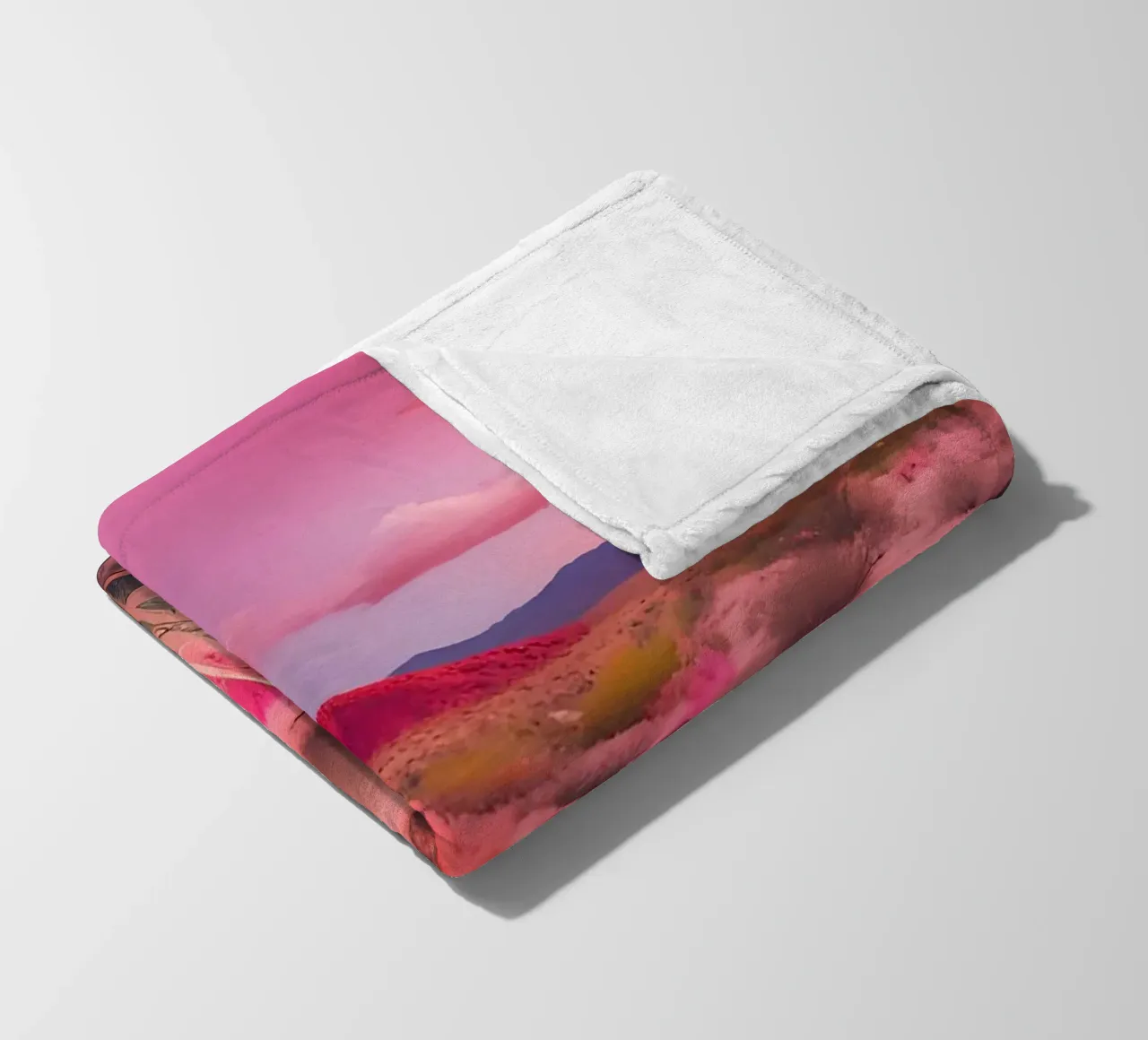 Le Désert Coloré coperta in pile da ICONICA Art Studio