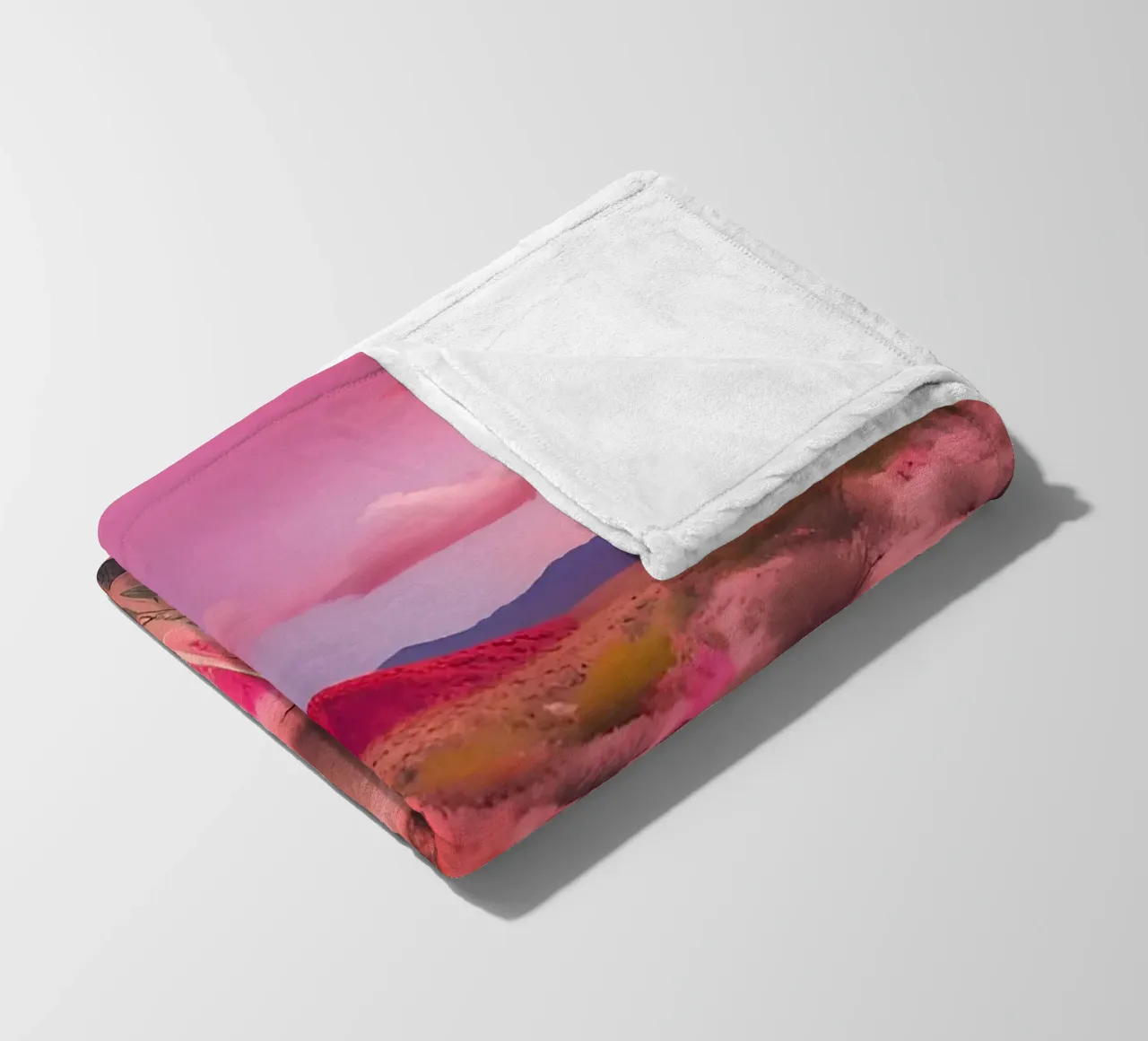 Le Désert Coloré coperta in pile da ICONICA Art Studio